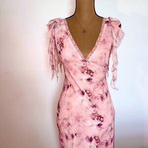 Pink floral Princess Polly midi dress